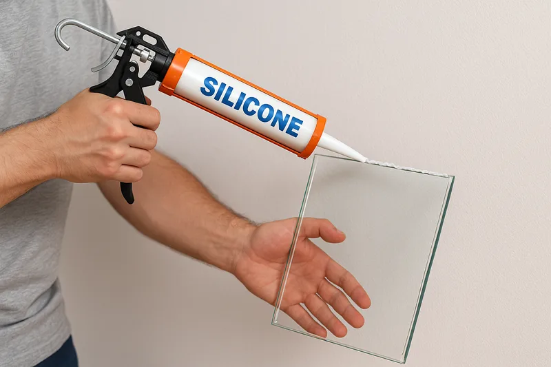 האם אפשר להדביק תמונת זכוכית עם דבק סיליקון ?