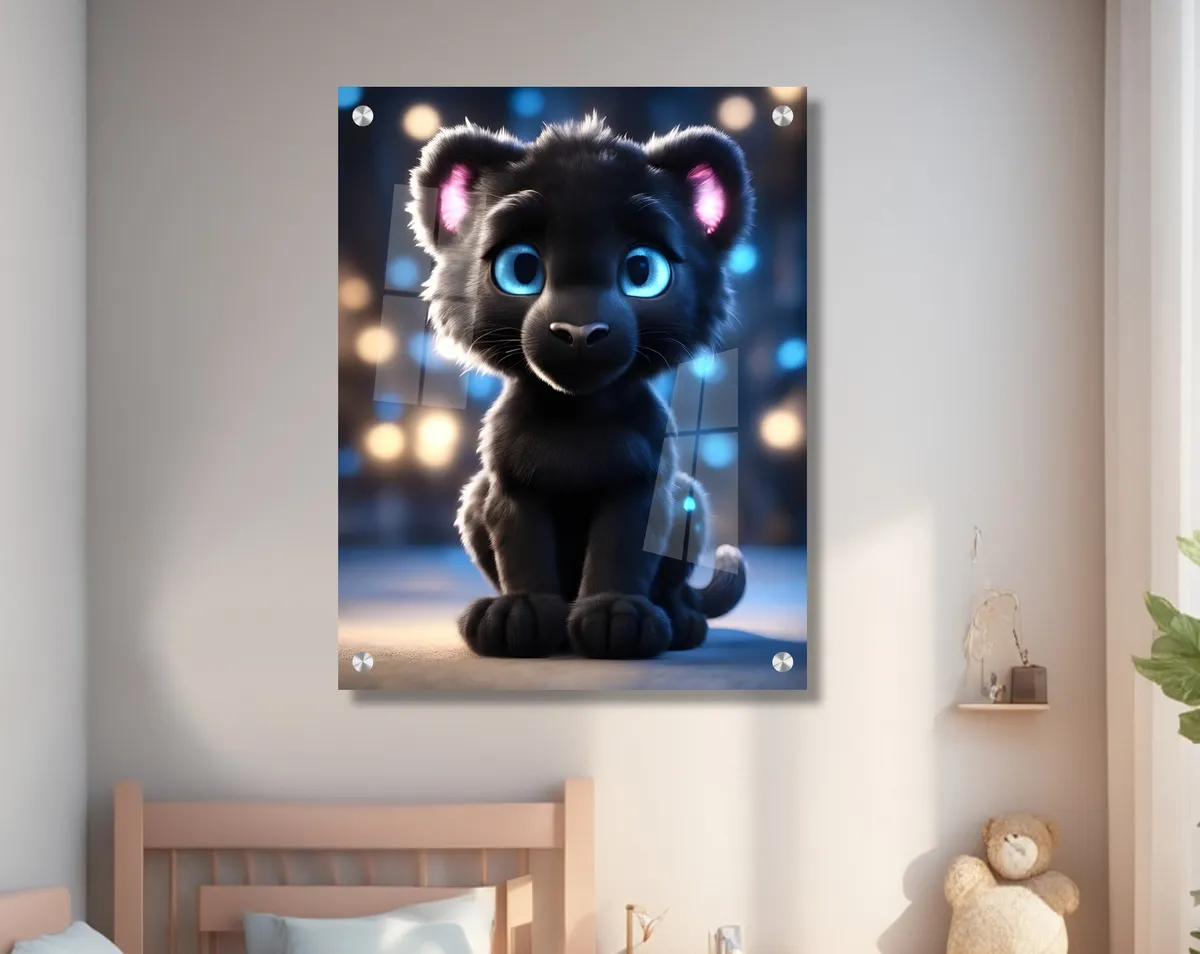 תמונת זכוכית לחדרי נוער האריה הקטן סימבה