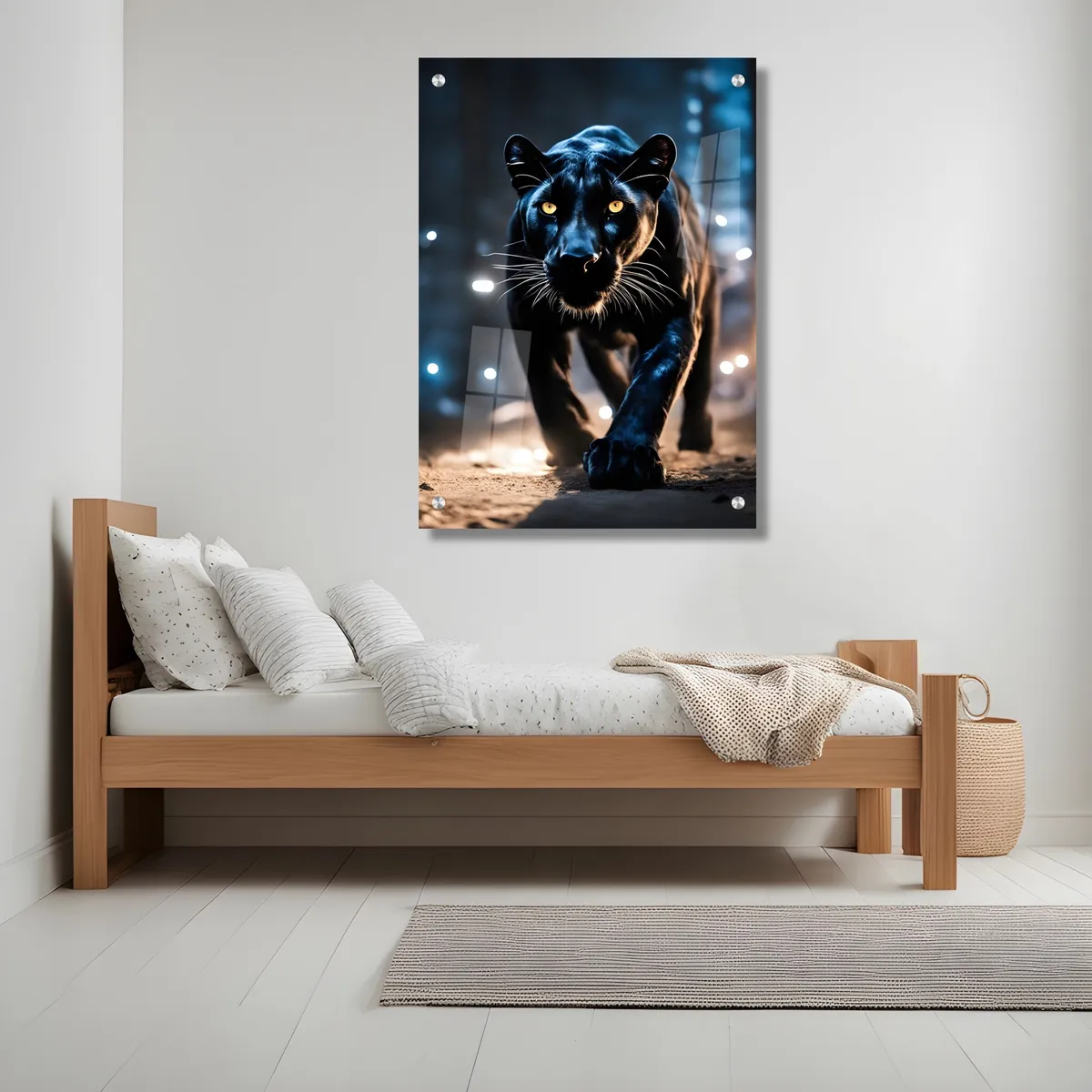 תמונת זכוכית לחדרי נוער הפנתר השחור