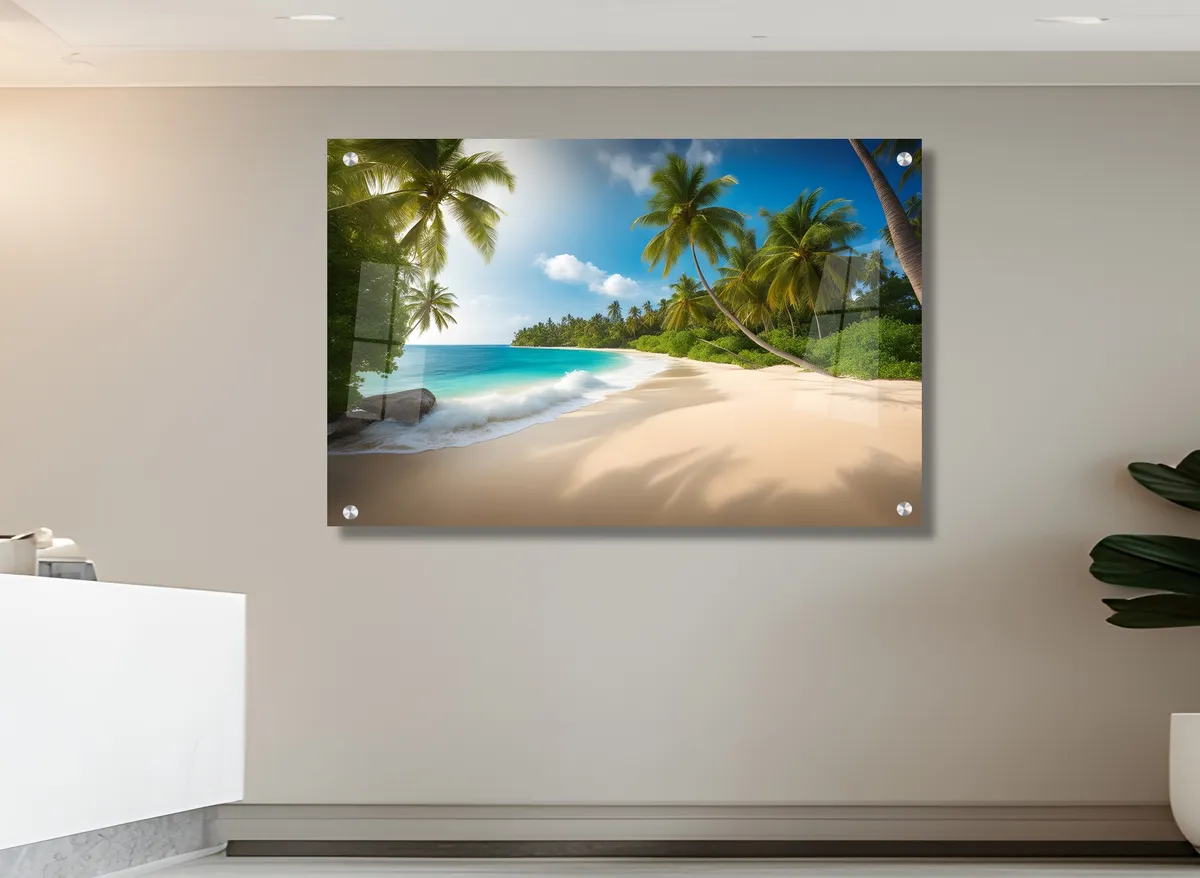 תמונת זכוכית מרהיבה לסלון ולמשרד תאילנד הקסומה