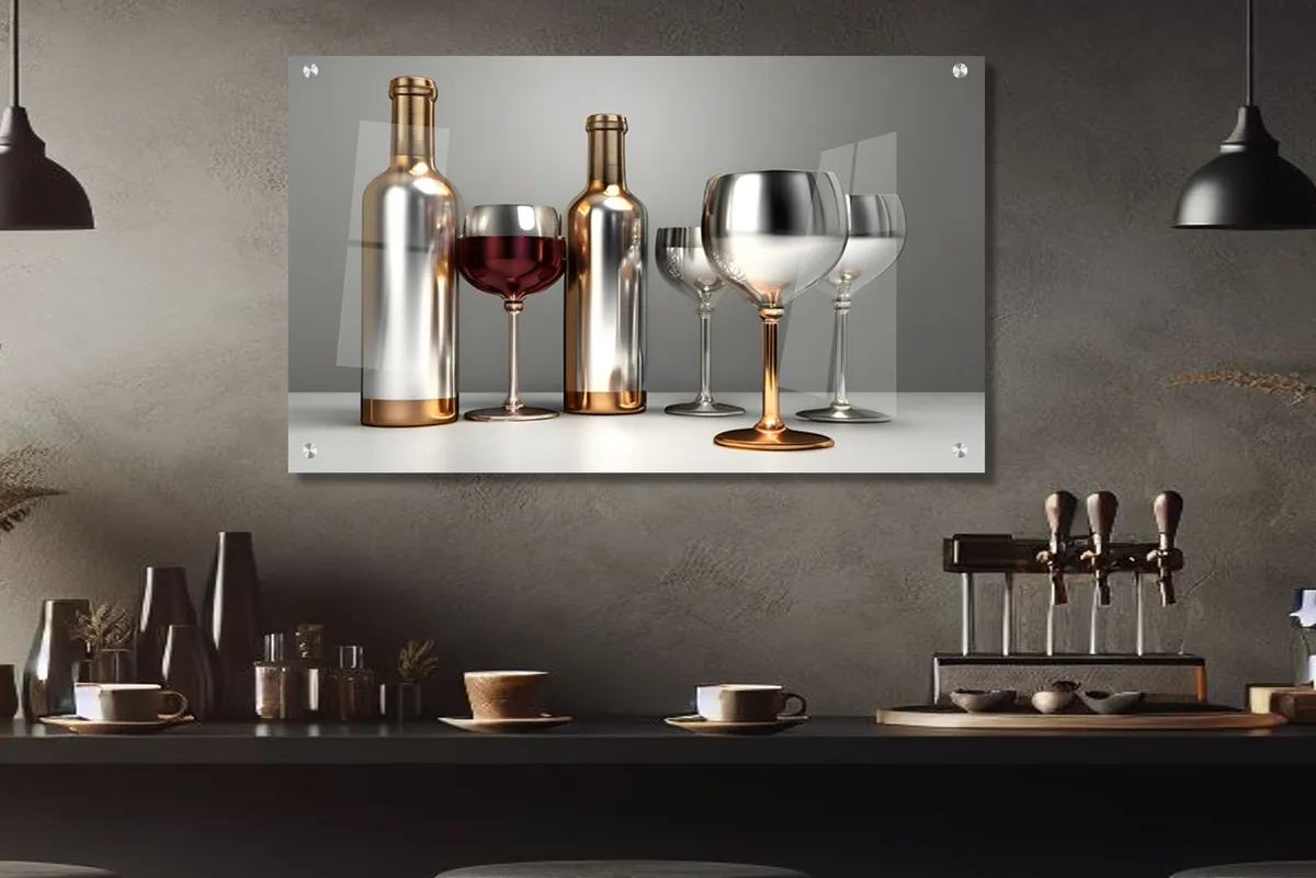 תמונת זכוכית יוקרתית למטבח ולפינת האוכל