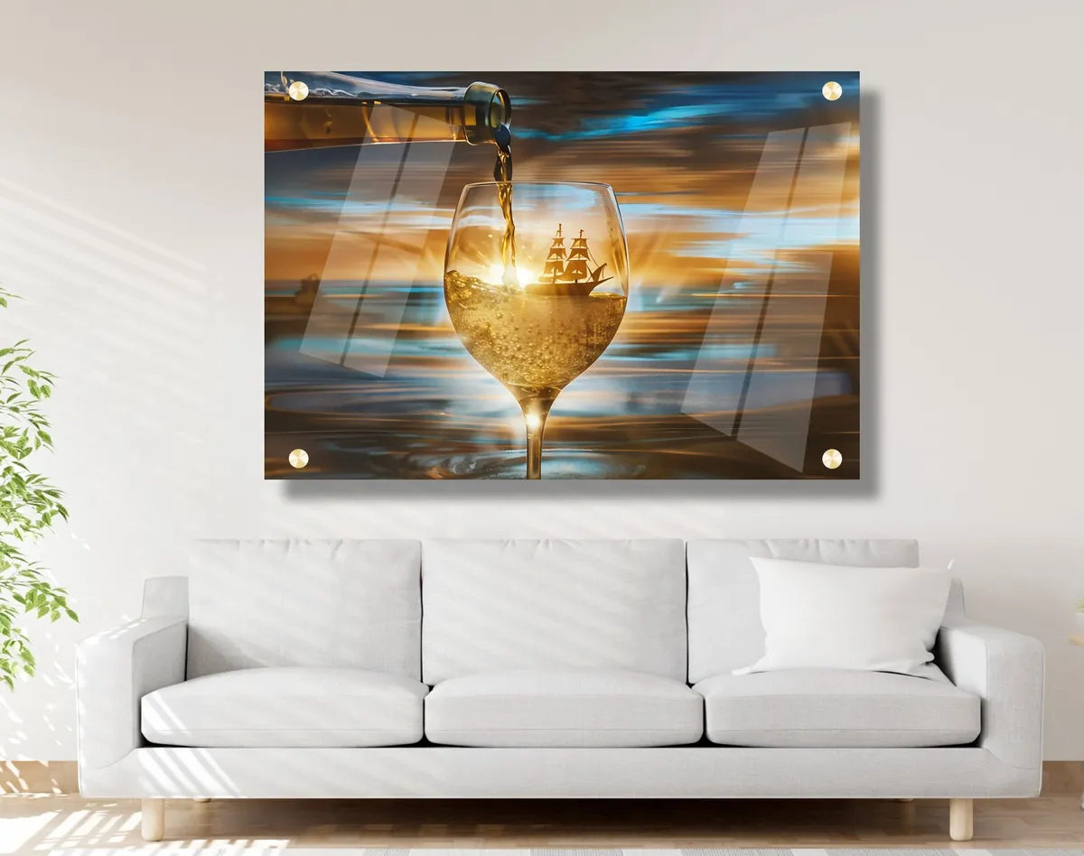 המסע ביין הזהב - תמונת זכוכית איכותית