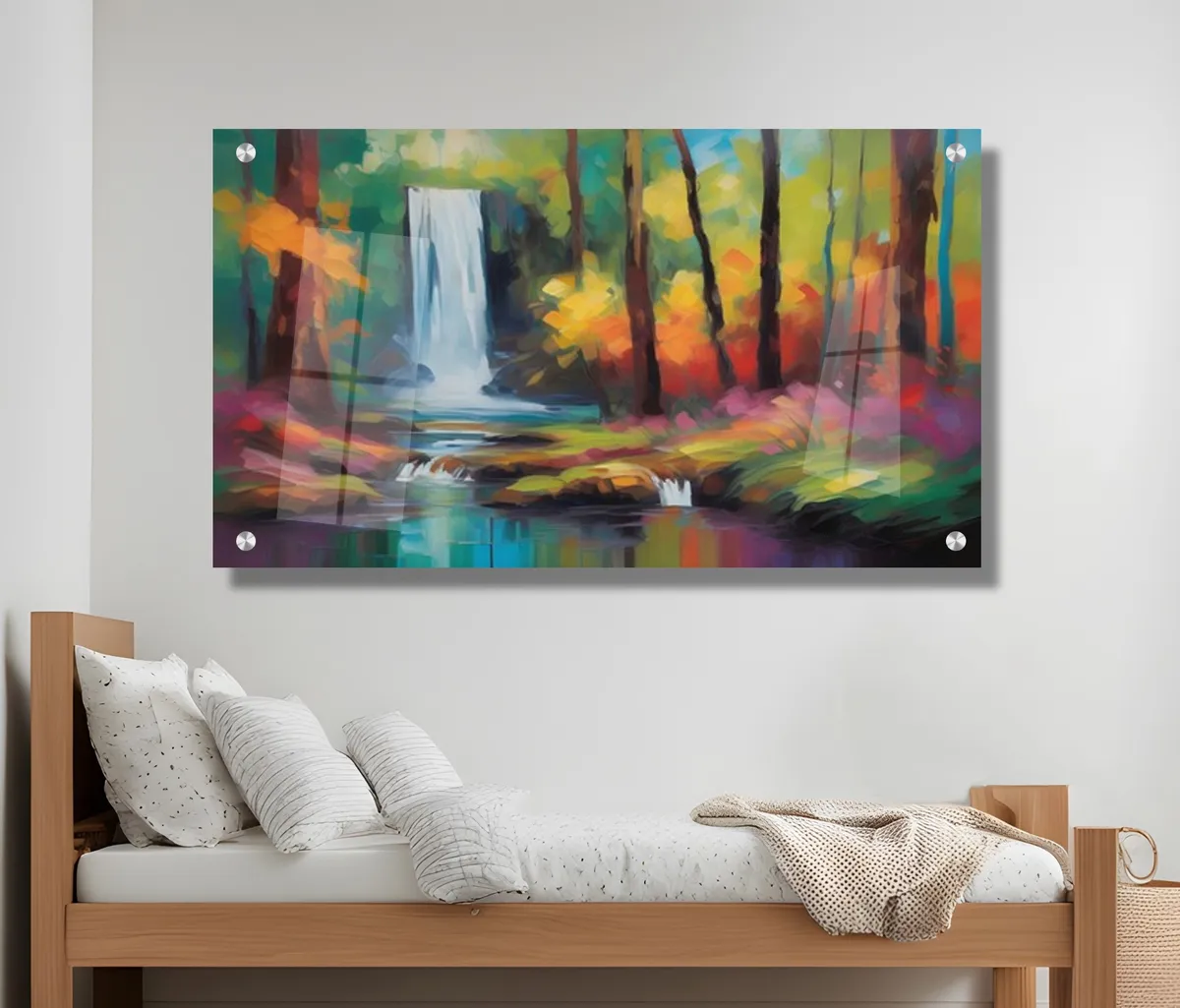 תמונת זכוכית "חלום ביער" - אימפרסיוניזם מודרני