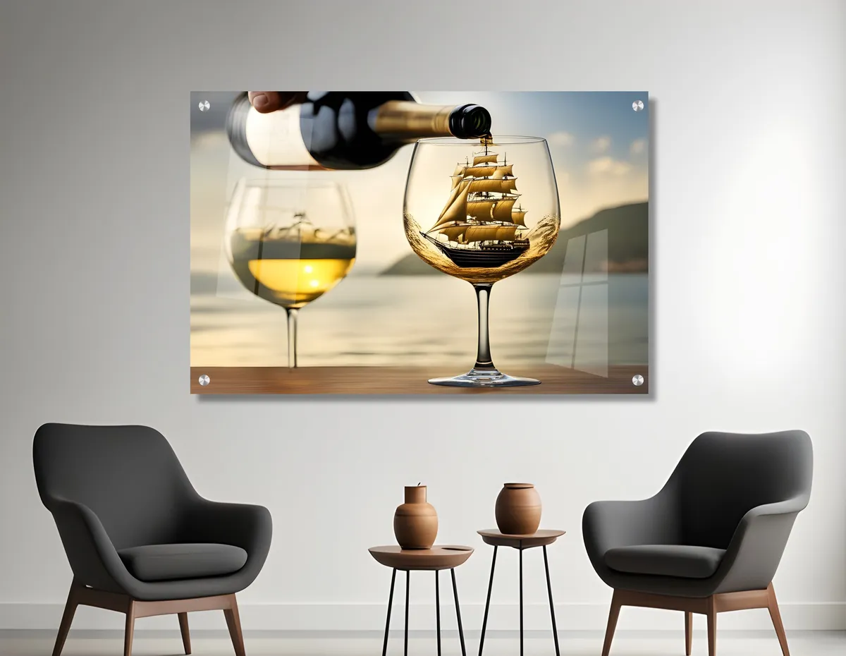 תמונת זכוכית - אבסטרקט