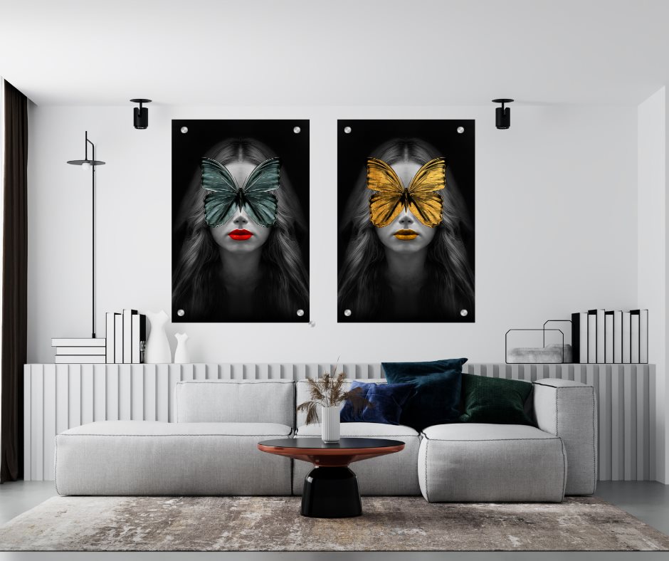 תמונות זכוכית לחדר שינה