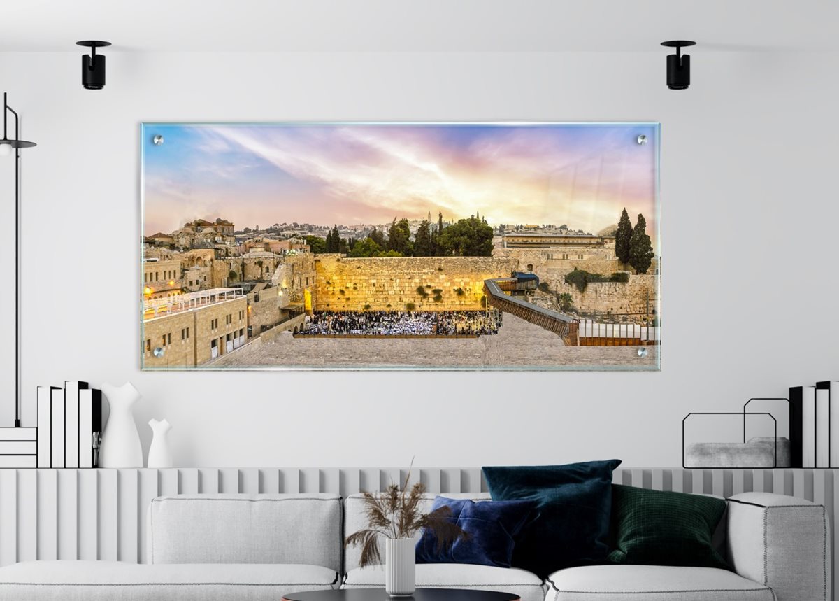 תמונת זכוכית - הכתל המערבי בירושלים