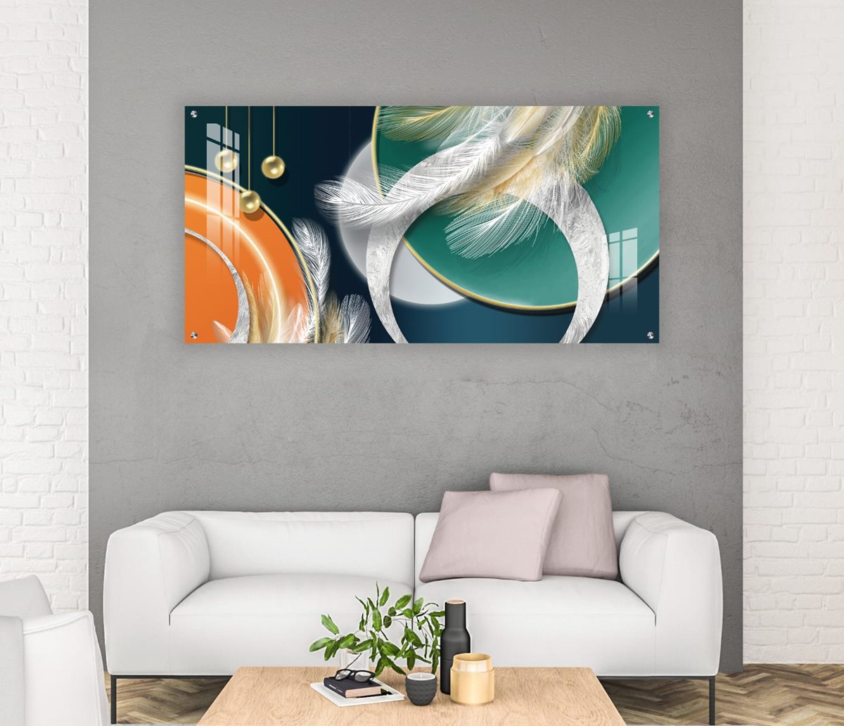 תמונת זכוכית מרהיבה לסלון ולמשרד