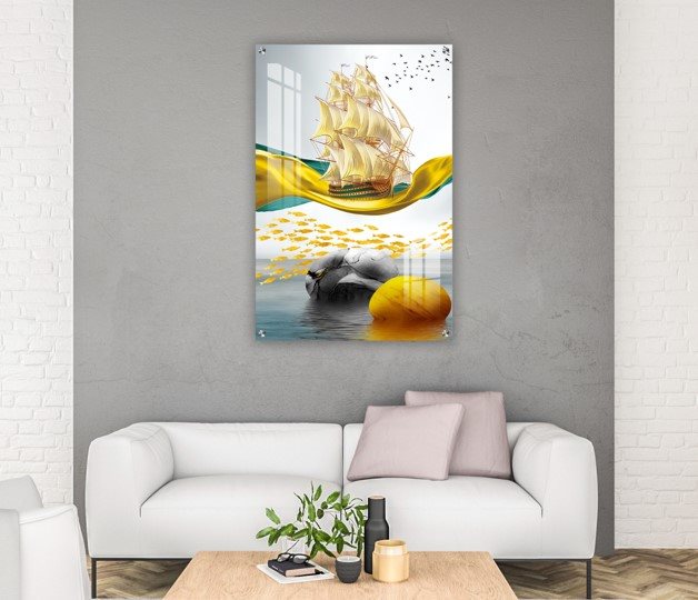 תמונת זכוכית מרהיבה לסלון ולמשרד