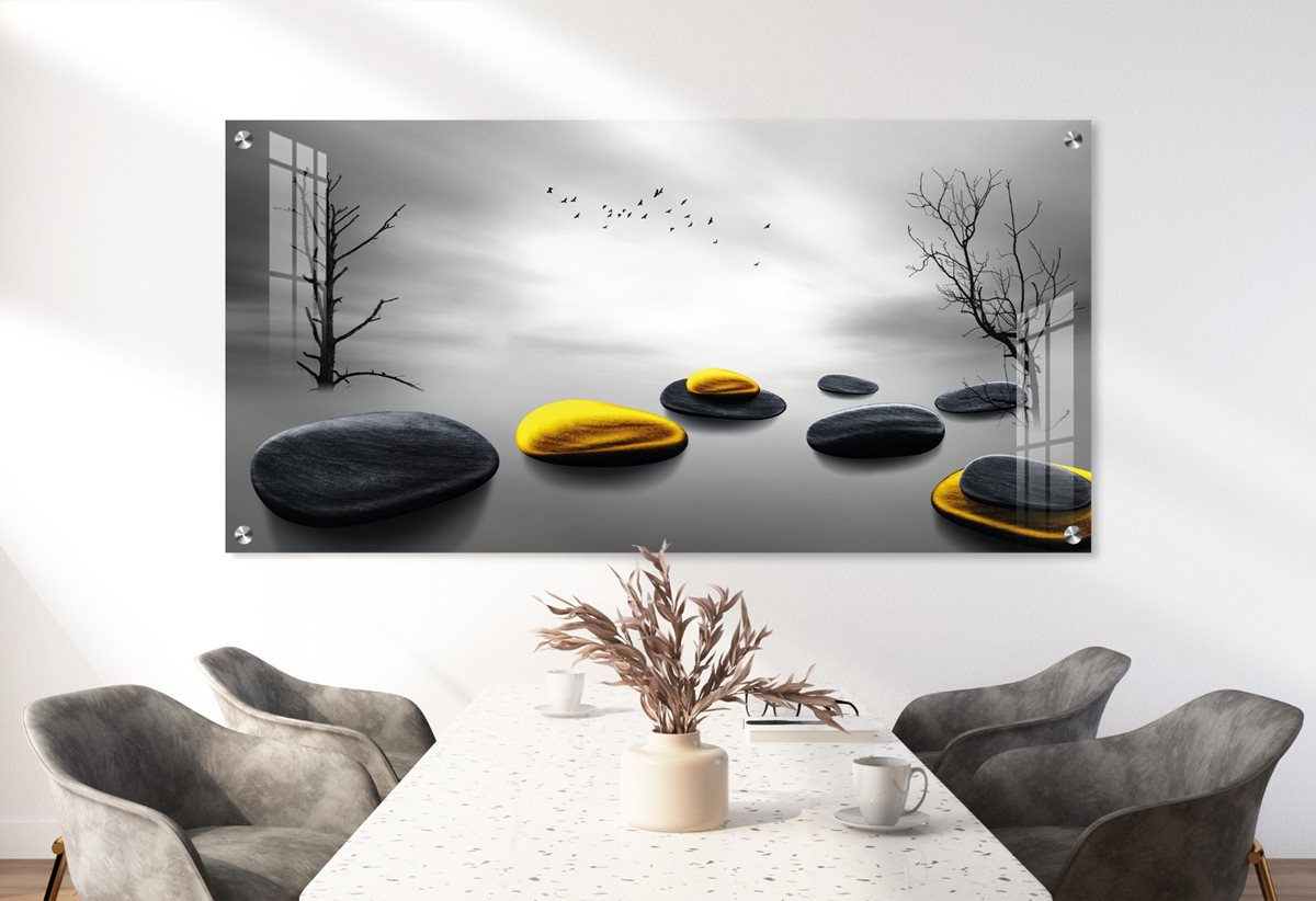 תמונת זכוכית מרהיבה לסלון ולמשרד