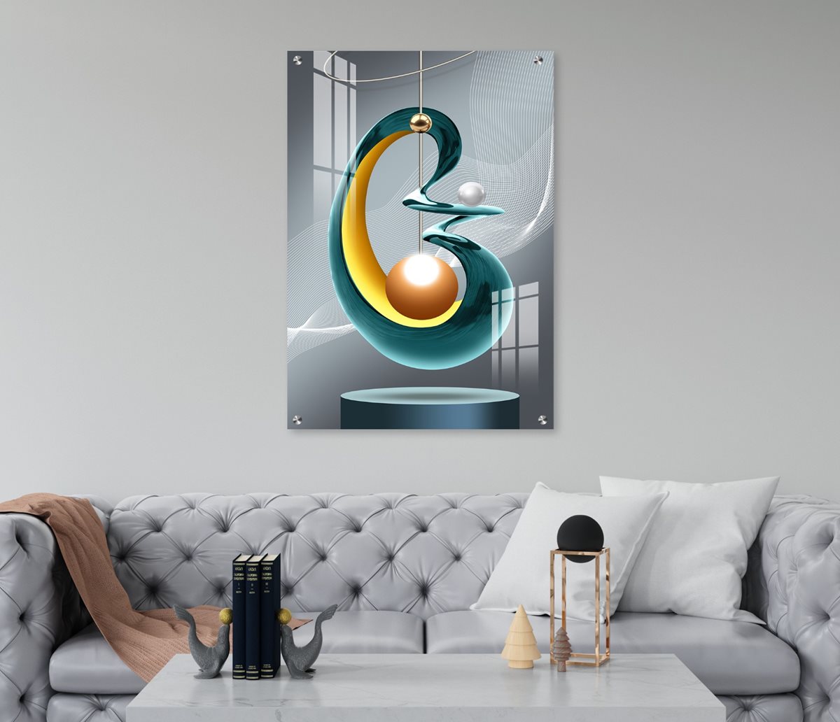 תמונת זכוכית מרהיבה לסלון ולמשרד