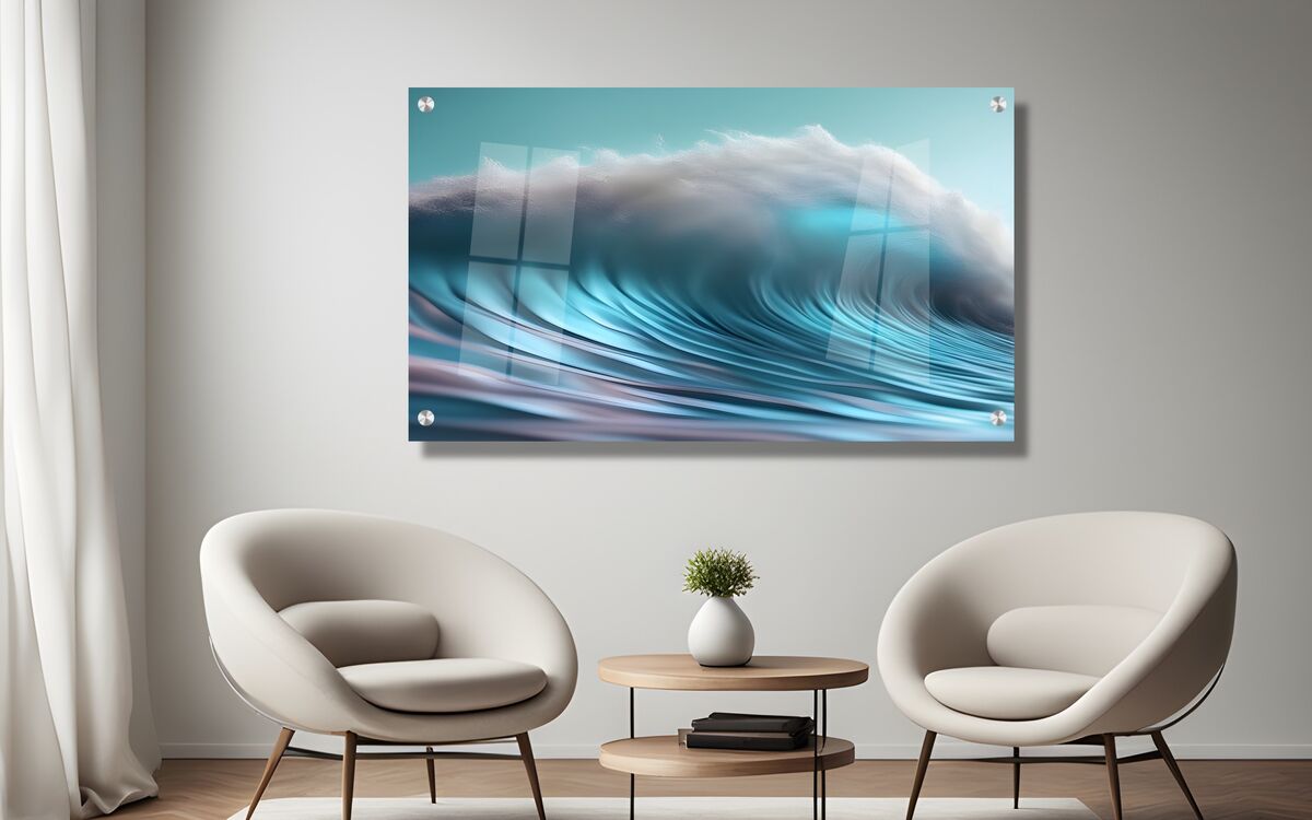 תמונת זכוכית מרהיבה לסלון ולמשרד