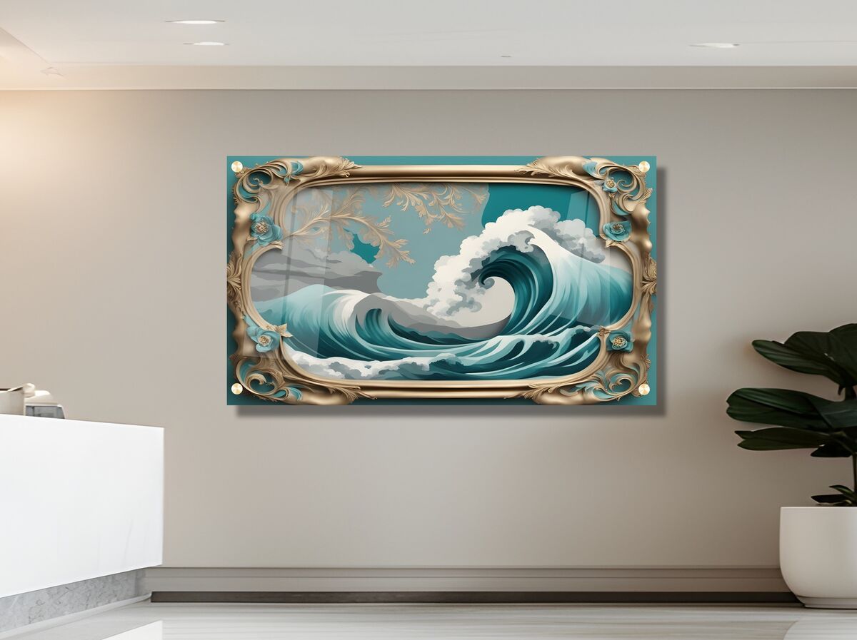 תמונת זכוכית מרהיבה לסלון ולמשרד