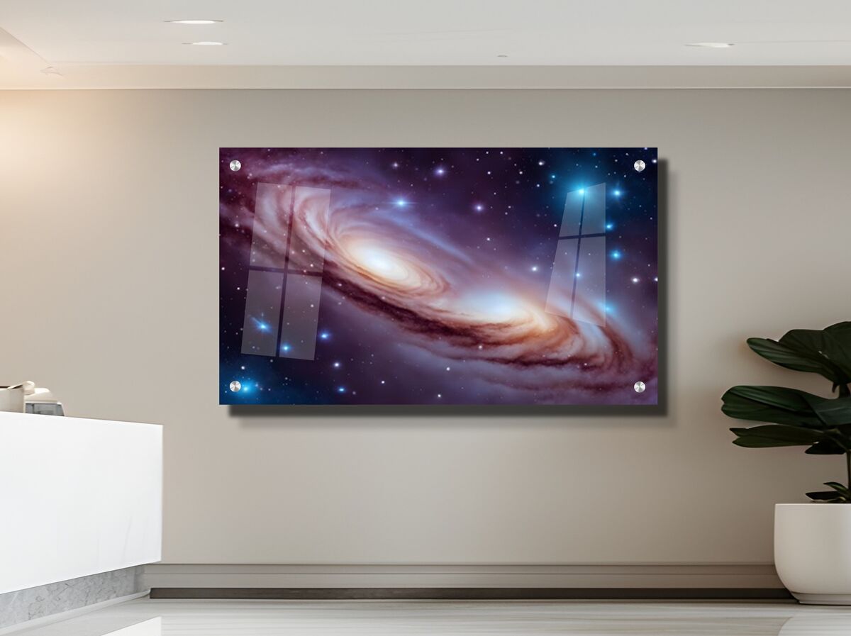 תמונת זכוכית גלקסיה