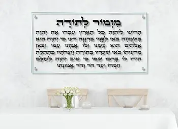 מזמור לתודה תמונת זכוכית פנורמית ברקע שקוף