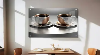 "קפה יוקרתי" - תמונה מזכוכית