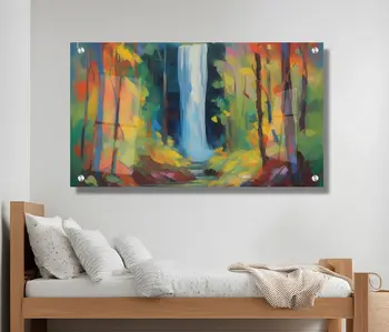 תמונת זכוכית לחדר ילדים - "ציור אומן"