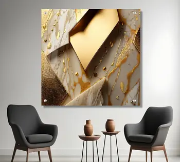 תמונת זכוכית מרהיבה לסלון ולמשרד לוחות צבעוניים