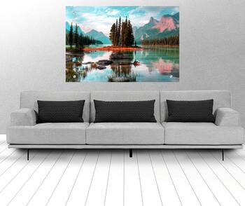 תמונת זכוכית נופים וטבע