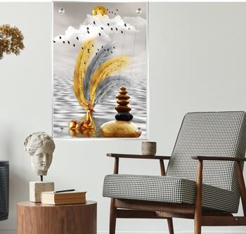 תמונת זכוכית מרהיבה לסלון ולמשרד