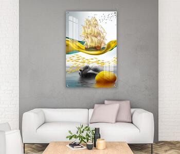 תמונת זכוכית מרהיבה לסלון ולמשרד