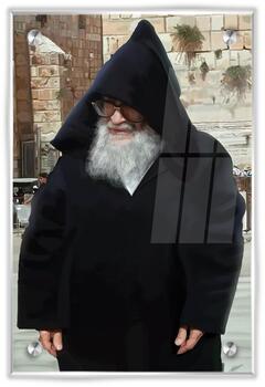 תמונת זכוכית הרב בבא אלעזר