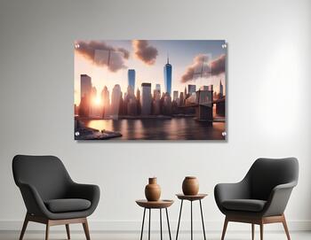 תמונת זכוכית מרהיבה לסלון ולמשרד