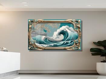 תמונת זכוכית מרהיבה לסלון ולמשרד