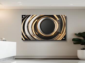 תמונת זכוכית מרהיבה לסלון ולמשרד