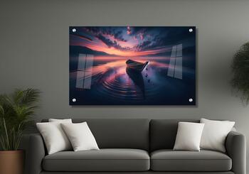 תמונת זכוכית מרהיבה לסלון ולמשרד